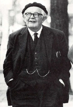 1.12 A photograph shows Jean Piaget.
