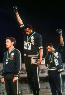 John Carlos, Tommie Smith, Peter Norman 1968