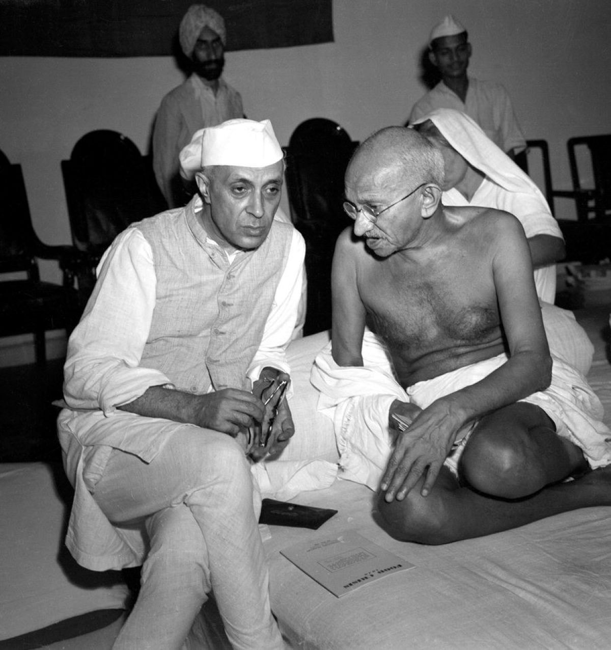 Nehru and Gandhi