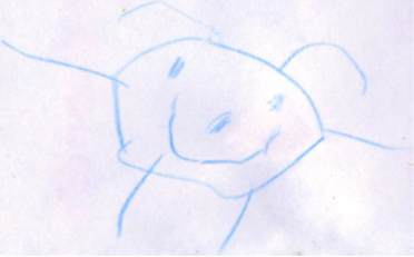 Typical 4-year-old's drawing