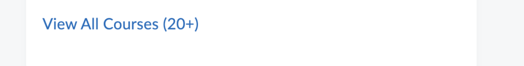 Image of the tabs opn the Brightspace home page for faculty.