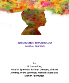 Introduction to Psychology (A critical approach) book cover
