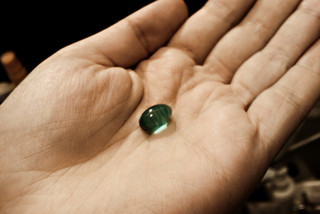 a pill in the hand