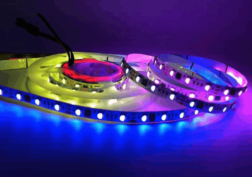 Addressable RGBW LED Strip for Nightclub Ambiance