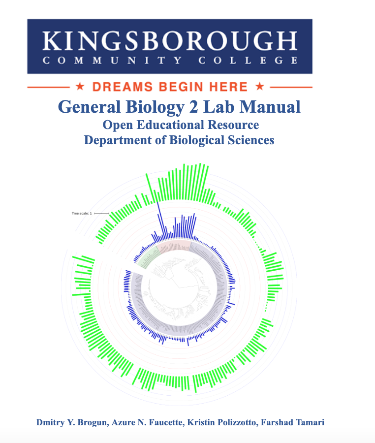 Cover image for General Biology OER Laboratory Manual