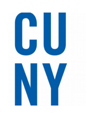 CUNY Logo four blue letters.