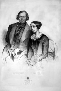 Portrait of Robert and Clara Schumann