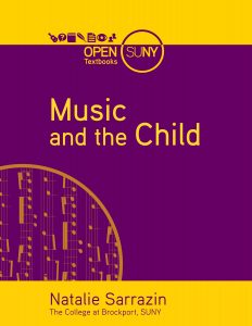 Book cover image depicts a black cover with yellow font color. On the lower left of the cover are music notes.