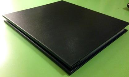 a hard backed portfolio