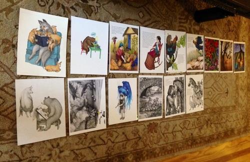 arranging a portfolio's contents