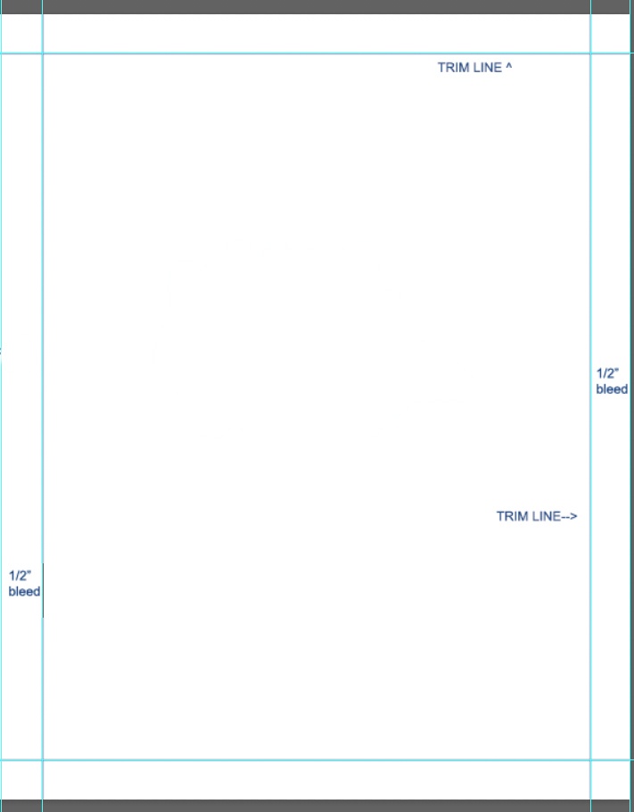 7x9" template with 1/2" bleed