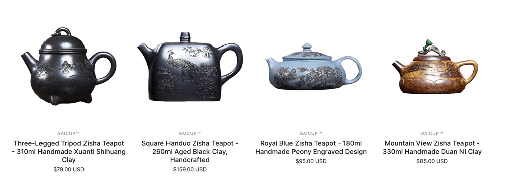 yixing teapots