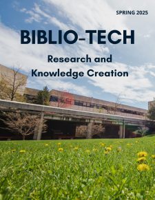 Biblio-Tech Newsletter Spring 2025 book cover