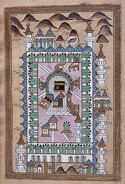 1787 map of Mecca